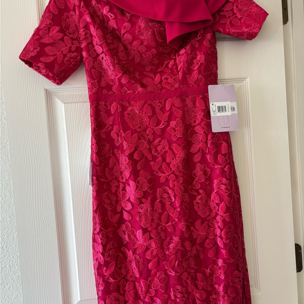 JS Collections Fuchsia Floral Dress